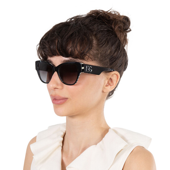 DOLCE & GABBANA ハタフライフレムサンクラス 0DG4449 50187 Dolce&Gabbana DG4449 M (54 - 16) with Grey lenses and Black