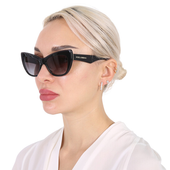 サングラス Dolce & Gabbana Cat Eye Sunglasses With Grey Gradient Lenses Amazon.com: Dolce & Gabbana Women's Round Fashion Sunglasses