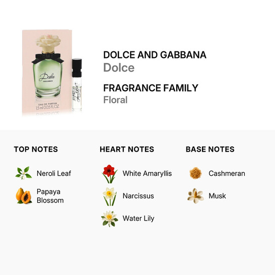 Dolce & Gabbana Ladies Dolce EDP Spray 0.05 oz Fragrances