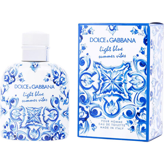 Dolce & Gabbana Men's Light Blue Pour Homme Summer Vibes EDT Spray