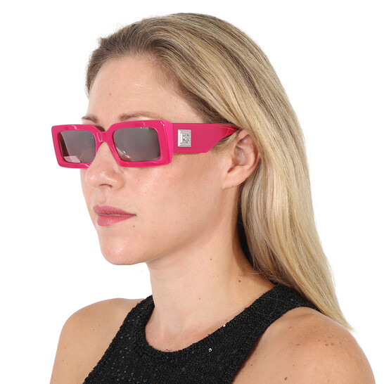 Dolce and Gabbana Pink mirrored sun glasses Dolce & Gabbana DG 4450 Fuchsia/Pink Silver Mirrored (3262  main image 4