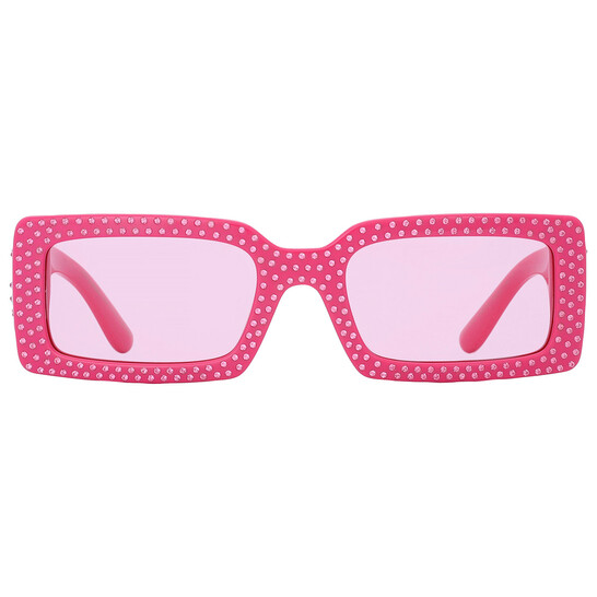 Dolce & Gabbana Pink Rectangular Ladies Sunglasses DG4447B