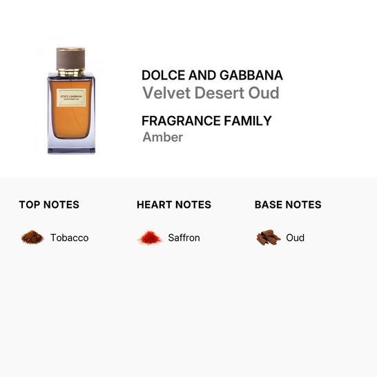 Dolce & Gabbana Unisex Velvet Desert Oud EDP Spray 3.4 oz