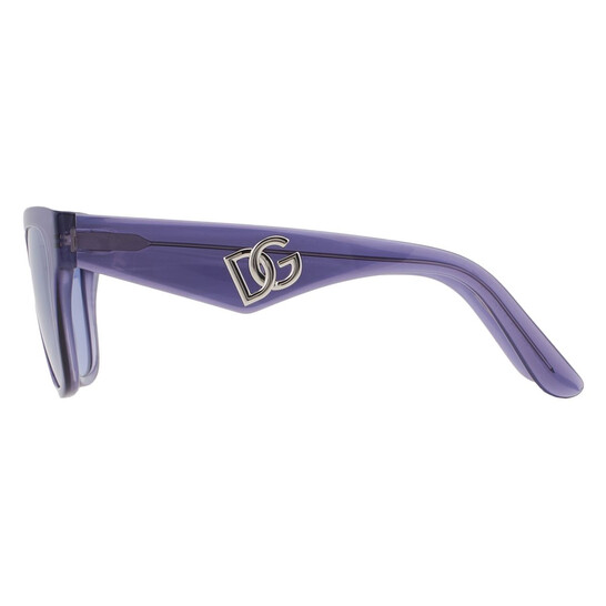 Dolce & Gabbana DG4437F 34071A Purple Sunglasses NIB All inclusive Dolce & Gabbana DG4437 DG 4437 34071A Fleur Purple main image 3