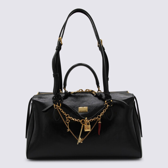 Dolce & Gabbana Dolce & Gabbana Black Leather Vittoria Shoulder
