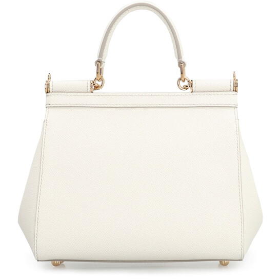 Dolce & Gabbana Dolce & Gabbana Sicily Media Leather Handbag