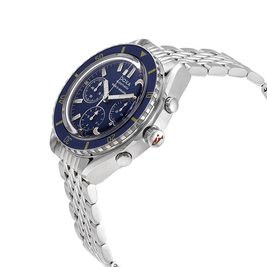 Doxa Sub 200 C-Graph Chronograph Automatic Blue Dial Men's Watch 798.10.201.10 - 546x546 Image #2