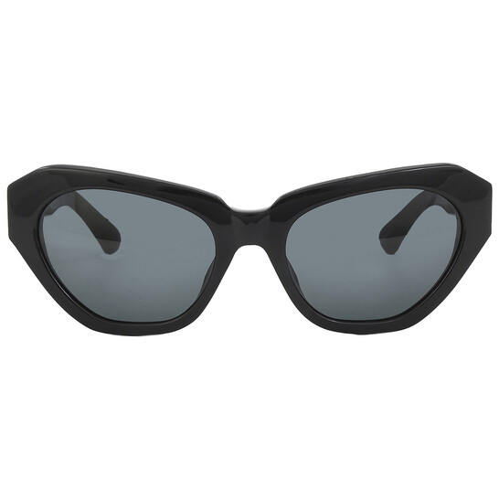 Dries Van Noten Unisex サングラス Dries Van Noten Black Tortoise Aviator Sunglasses