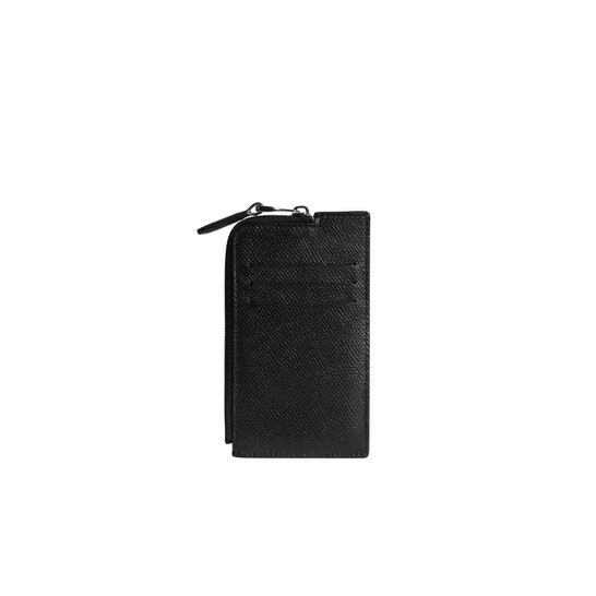 Dunhill Cadogan Leather Zip Card Holder - 546x546 Image #2