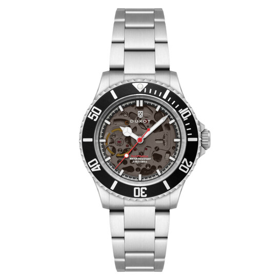 エックスゾーン　デアゴスティーニ Duxot Atlantica Automatic Black Dial Men's Watch DX-2067-11