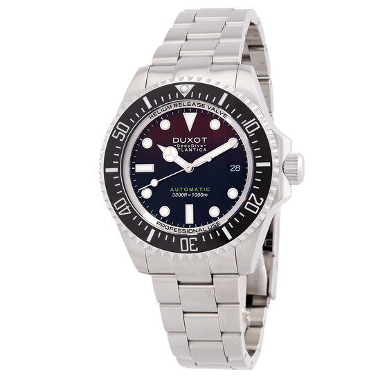 Duxot Atlantica Deep Dive Automatic Red Dial Men's Watch DX-2066