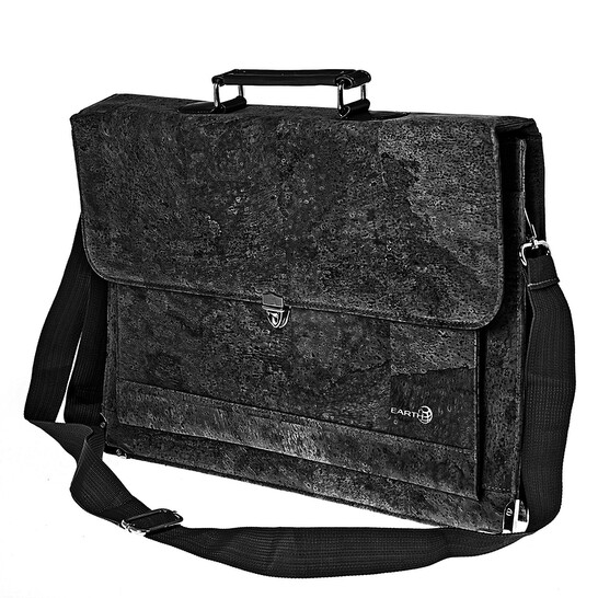 Earth Cork Faro Black Briefcase CK3002 - 546x546 Image #2