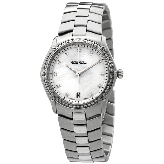 Ebel Classic Sport Mother of Pearl Dial Diamond Bezel Ladies  display picture 3