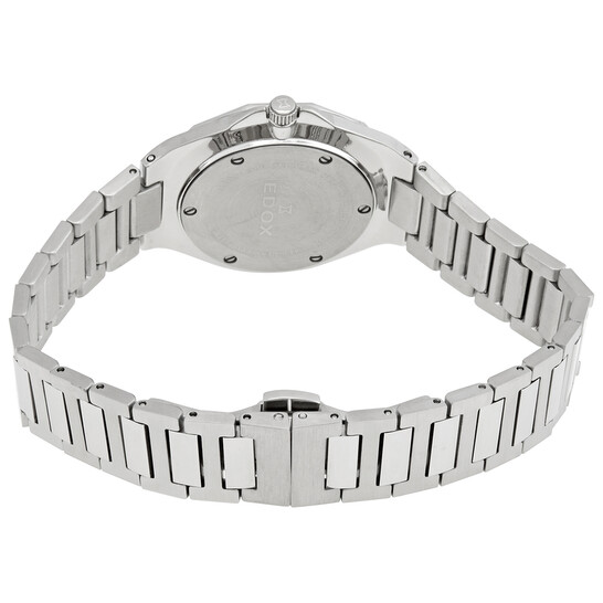 Edox Delfin Quartz Black Dial Ladies Watch 57005 3M NIN