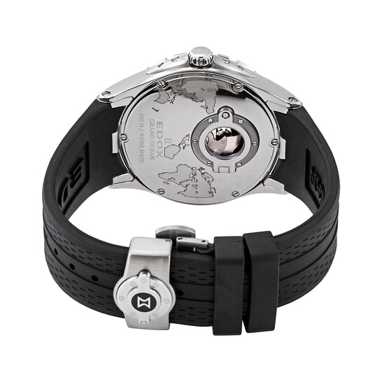 Edox Grand Ocean Automatic Blue Dial Men's Watch 83006 3CA BUIN