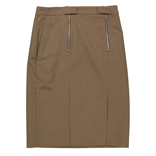 Eftychia Suncloth High-Waist Zip-Detail Skirt, Brand Size 10 (US Size 6) - 546x546 Image #6