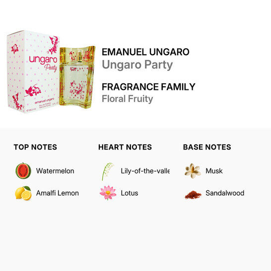 Emanuel Ungaro Ladies Ungaro Party EDT 3.0 oz Fragrances 8032529117626 - 546x546 Image #2