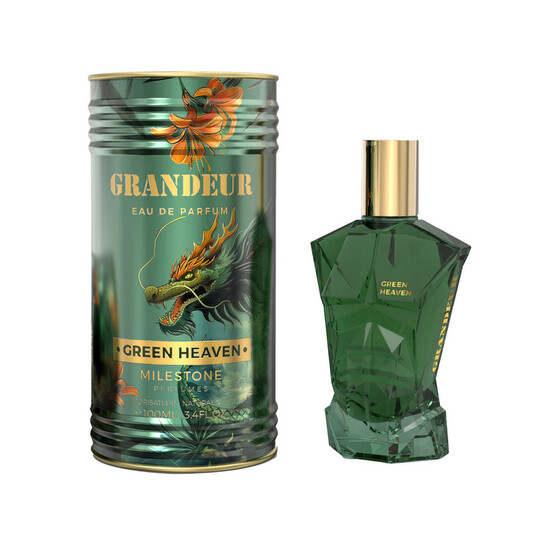 Emper Unisex Milestone Grandeur Green Heaven EDP Spray 3.4