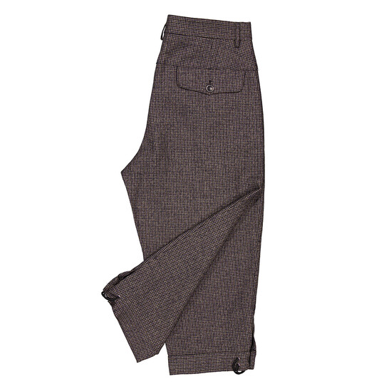 Emporio Armani Checkered Pattern Cropped Trousers, Brand