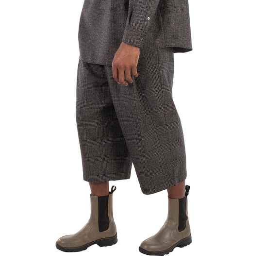 パンツ Armani Collezioni Wool Short Pants Giorgio Armani Le Collezioni Women's 48/14 Pleated Vintage