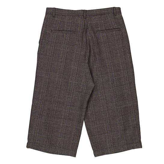 Emporio Armani Checkered Wide-Leg Cropped Trousers, Brand