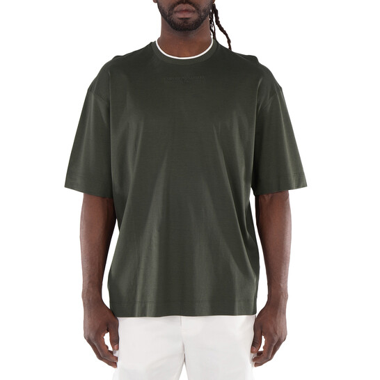 Emporio Armani Chimera Logo Embroidered T-Shirt, Size X