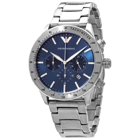 Emporio Armani Chronograph Quartz Blue Dial Men's Watch AR11306