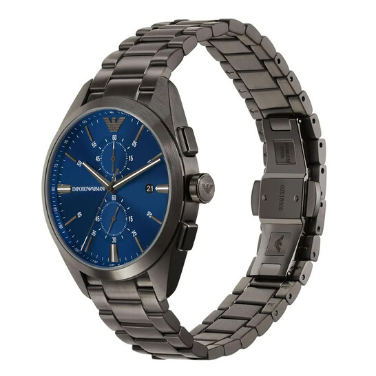 Emporio Armani Chronograph Quartz Blue Dial Men's Watch AR11481 ...