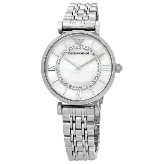 Emporio Armani Classic Mother of Pearl Dial Ladies Watch