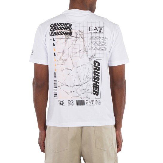 Emporio Armani Crusher Graphic Print T-Shirt, Size XX-Large