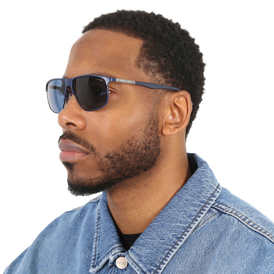 Emporio Armani Dark Blue Rectangular Men's Sunglasses EA2094 301880 60