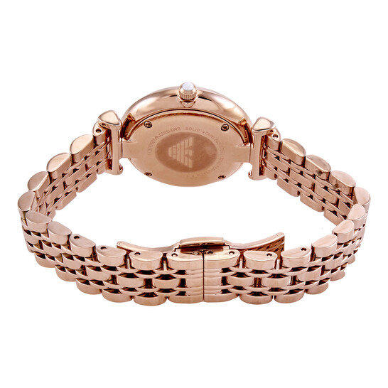 Emporio Armani Glitz Quartz Crystal Pave Dial Ladies Watch