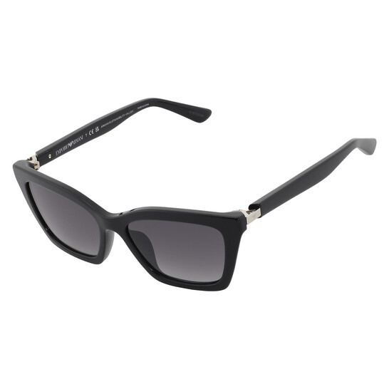 Emporio Armani Grey Gradient Butterfly Ladies Sunglasses  display picture 1