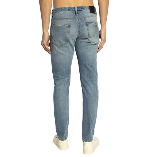 Emporio Armani J06 Slim-Fit, Washed Denim Jeans - 546x546 Image #3