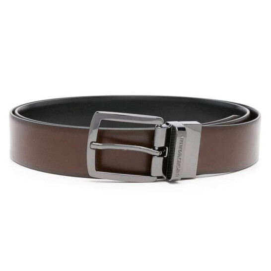 Emporio Armani Leather Belt in Brown Y4S576Y748I88213