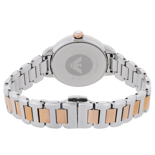 Emporio Armani Mia Moonphase Blue Dial Blue Leather Strap Watch for Women - AR11629 main image 1