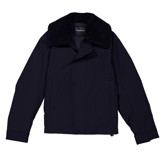 ジャケット・アウター EMPORIO ARMANI leather fur 2way jacket EMPORIO ARMANI - Quilted Leather Jacket Emporio Armani