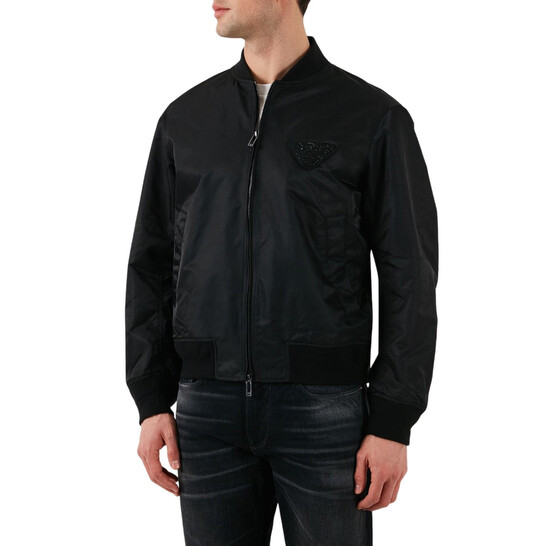 Emporio Armani Stoned Logo Design Blouson Jacket, Brand Size 52