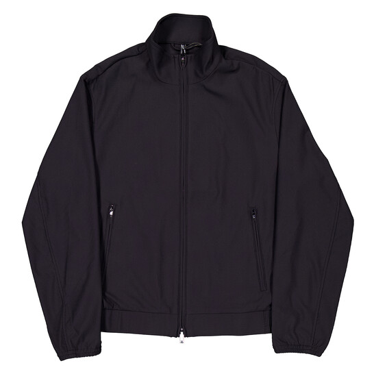 Emporio Armani Stretch Nylon Cannete-Effect Louson Jacket