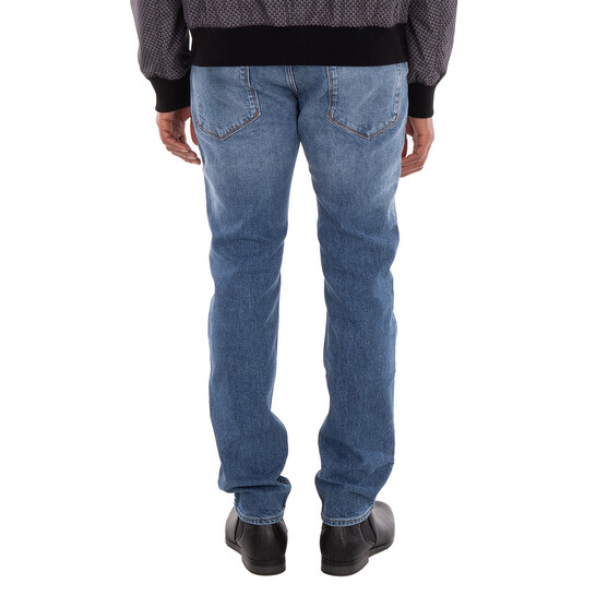 パンツ EMPORIO ARMANI thick stitching denim Emporio Armani Veining J06 Slim-Fit Denim Jeans, Waist Size