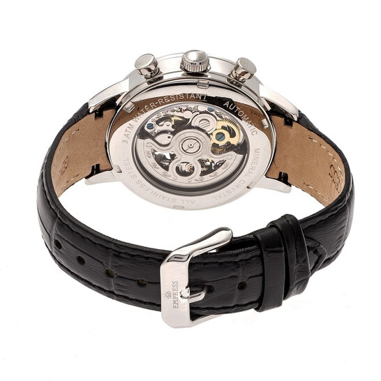 Empress Beatrice Black Skeleton Dial Black Leather Strap Ladies Watch EM2002 Empress Beatrice Black Skeleton Dial Black Leather Strap Ladies Watch EM2002 - 546x546 Image #2