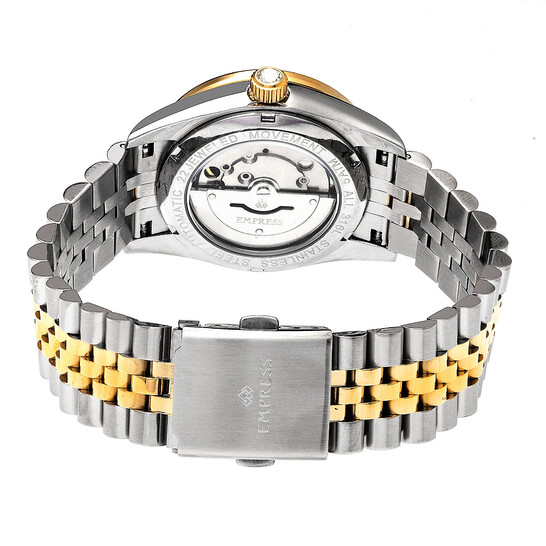 Empress Constance Automatic Crystal Gold Dial Ladies Watch EMPEM1506 - 546x546 Image #2
