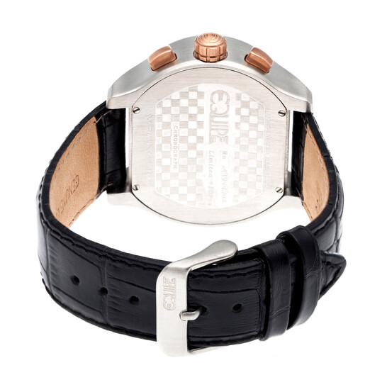 Equipe Dash Chronograph Black Dial Black Leather Men's Watch E710 Equipe Dash Chronograph Black Dial Black Leather Men's Watch E710 - 546x546 Image #3