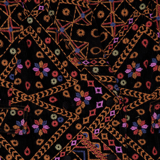 Farm Rio Embroidered Corduroy Blazer, Size Medium 312167-EMBROIDERED ...