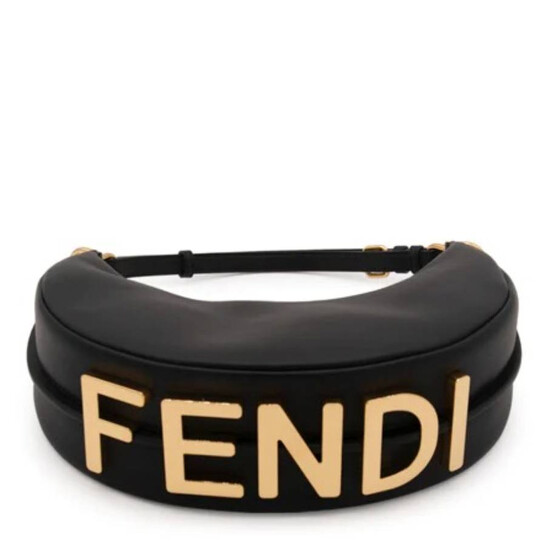 【FENDI】フェンディグラフィ スモール★8BR798A5DYF1HEJ★黒 Fendigraphy Small Leather Black | Fendi