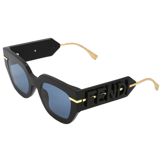【送料&関税込】Fendi Butterfly Frame Glasses Fendi Gradient Smoke Butterfly Ladies Sunglasses FE40083U