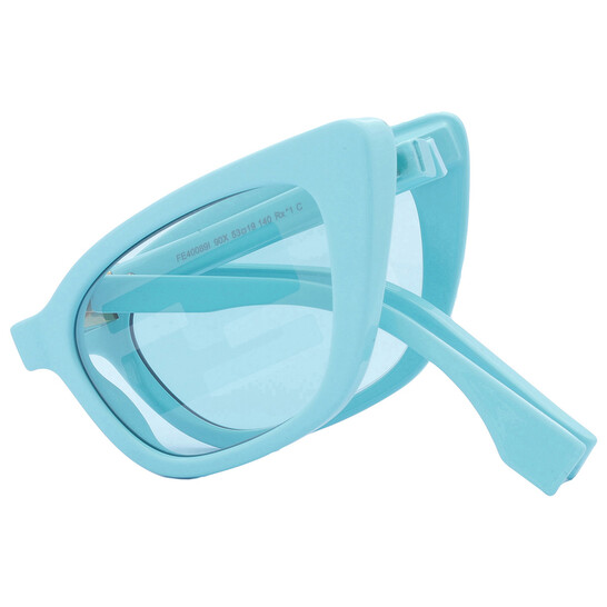 Fendi Blue Logo Folding Cat Eye Ladies Sunglasses FE40089I