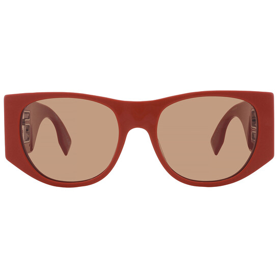 Fendi Brown Navigator Ladies Sunglasses FE40109I 50E 54