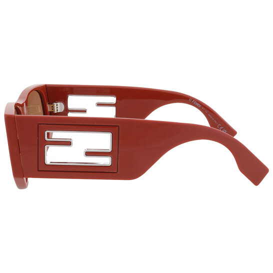 サングラス FENDI Woman Sunglasses Brown FE40109I 55e Fendi Brown Navigator Ladies Sunglasses FE40109I 50E 54