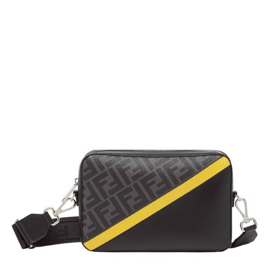 Fendi Diagonal Compact Shoulder Bag 7M0286-ALKA-F0R2A